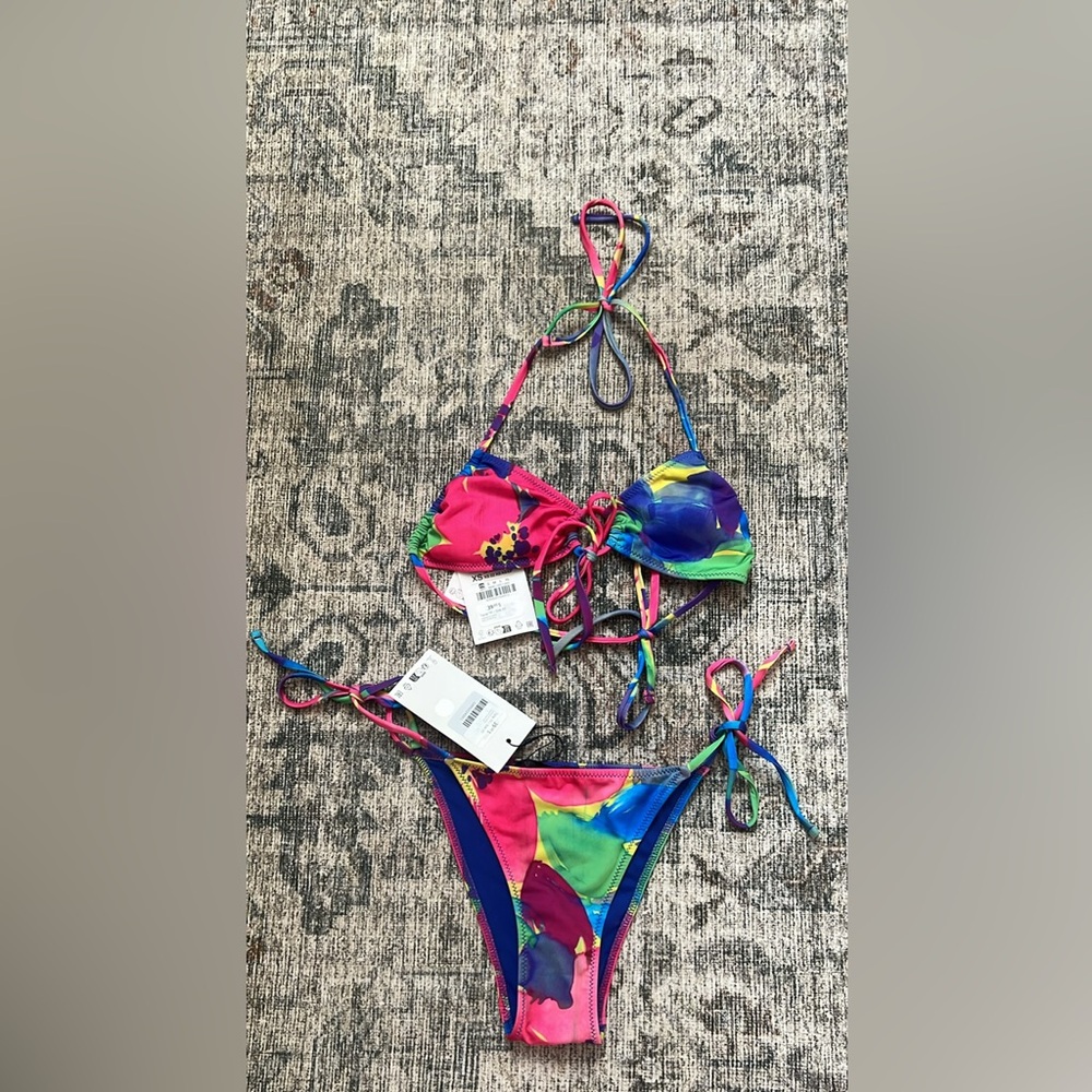 Zara Floral String Bikini